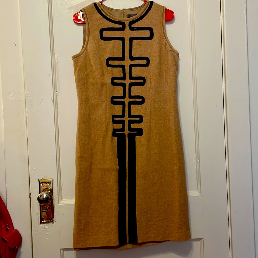 Liz Claiborne Vintage 60s Mod Style Graphic Dress